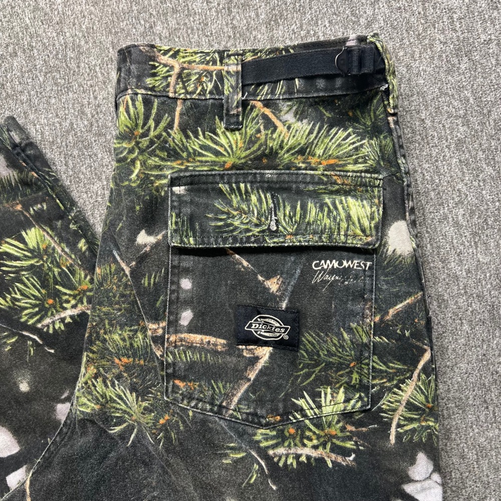 Dickies Camowest Wayne Carlton Pine Tree Camo Cargo Pants Mens 36x34 HD532VN2